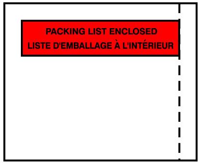 Packing Slip Envelopes FBC101 - Click Image to Close